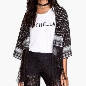 H&M Coachella Kimono Small
